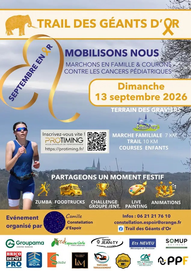 Participation de CinePrest au Trail des Géants d’Or